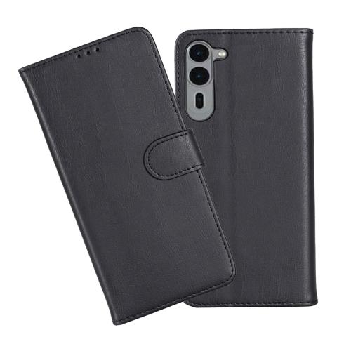 Anrek FUJITSU docomo Arrows We2 Plus F-51E 兼用 ケース 手帳型 カバー （ブラック）ドコモ アローズwe2プラス f51e 手帳型ケース カード収納 サイド
